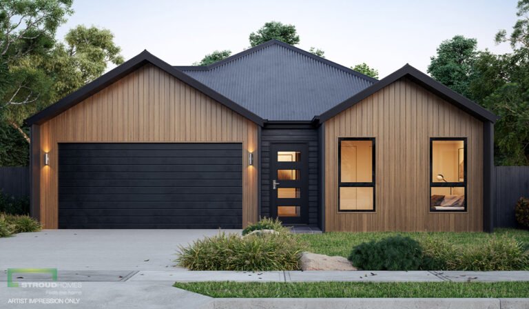 Stroud Homes New Zealand Home Design Ellendale 182 Scandi Facade 01 07 22 768x448
